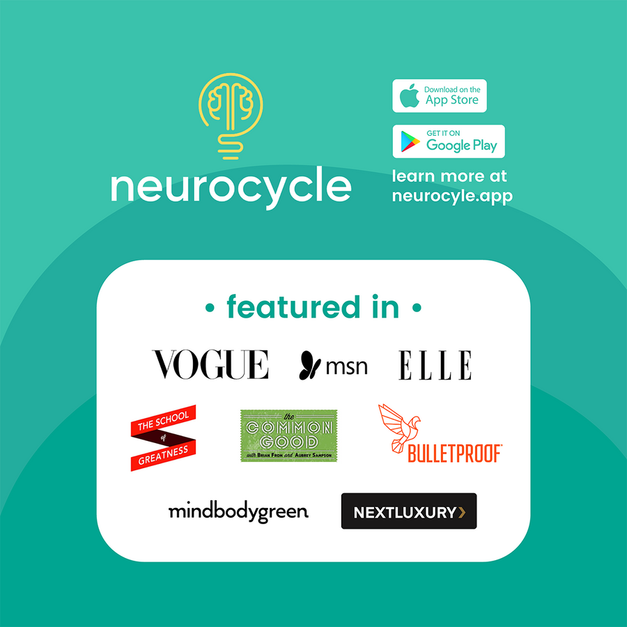 Neurocycle App (Available on Apple, Google Play and online)